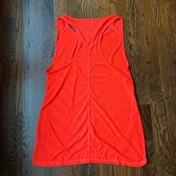Athleta Bright Orange Tank Top. - Picture 4 of 5